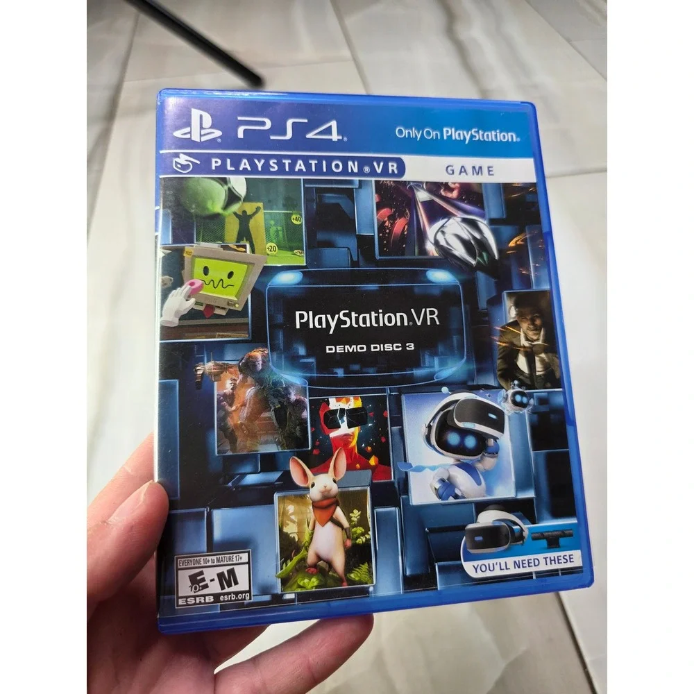 Sony PlayStation VR Demo Disc 3 PS4 PSVR Physical Disc 3003707-AC Not For Resale
